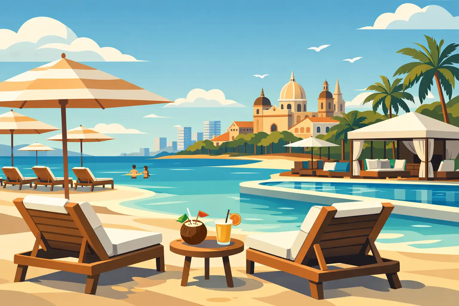 Cartagena Beach Club Day Pass for a Better Beach Day