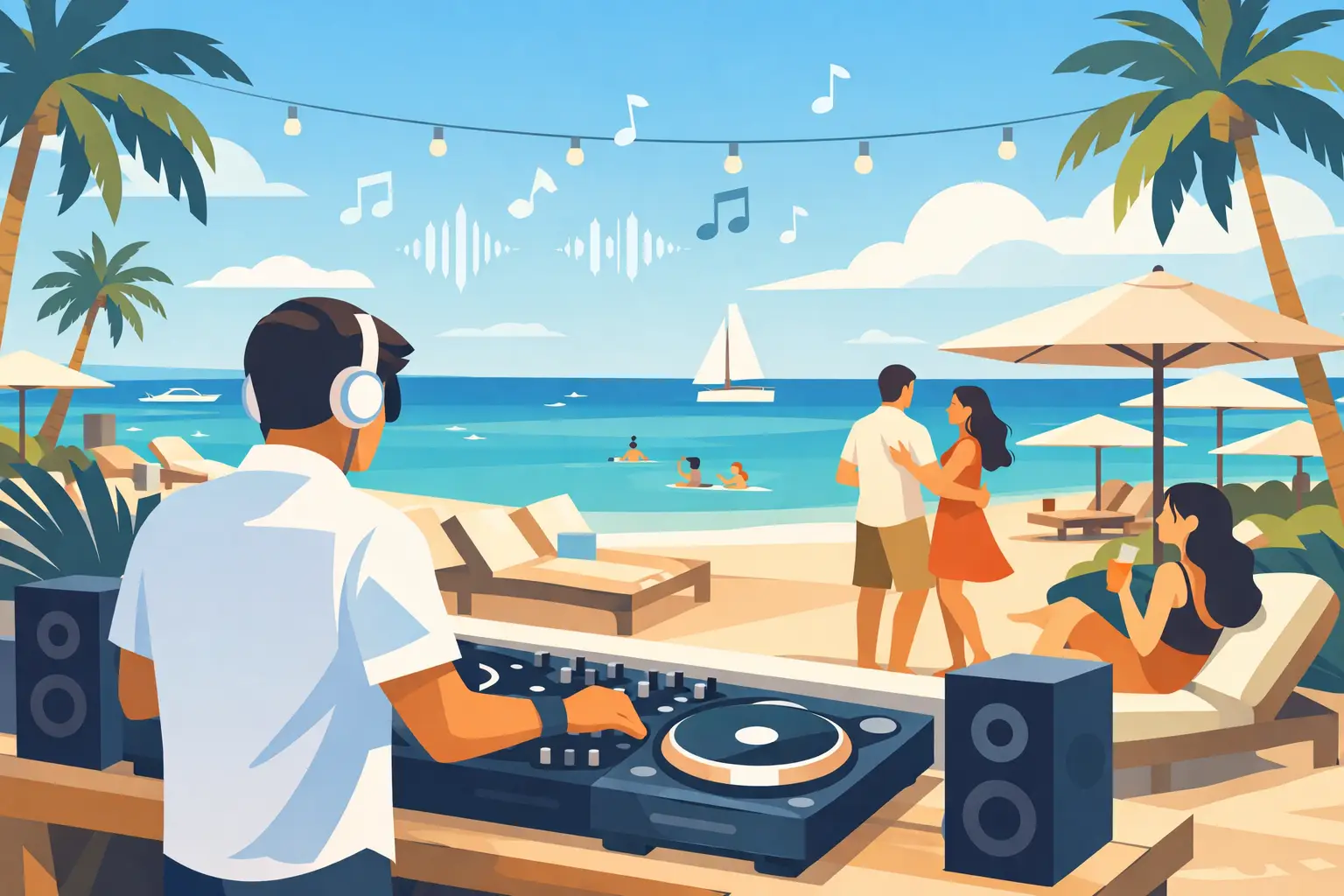 Cartagena Beach Club Live DJ for Your Perfect Day