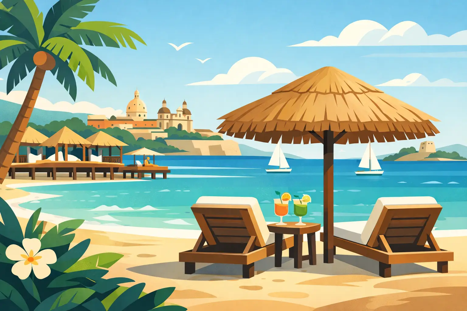 Tierra Bomba Beach Club for a Cartagena Day