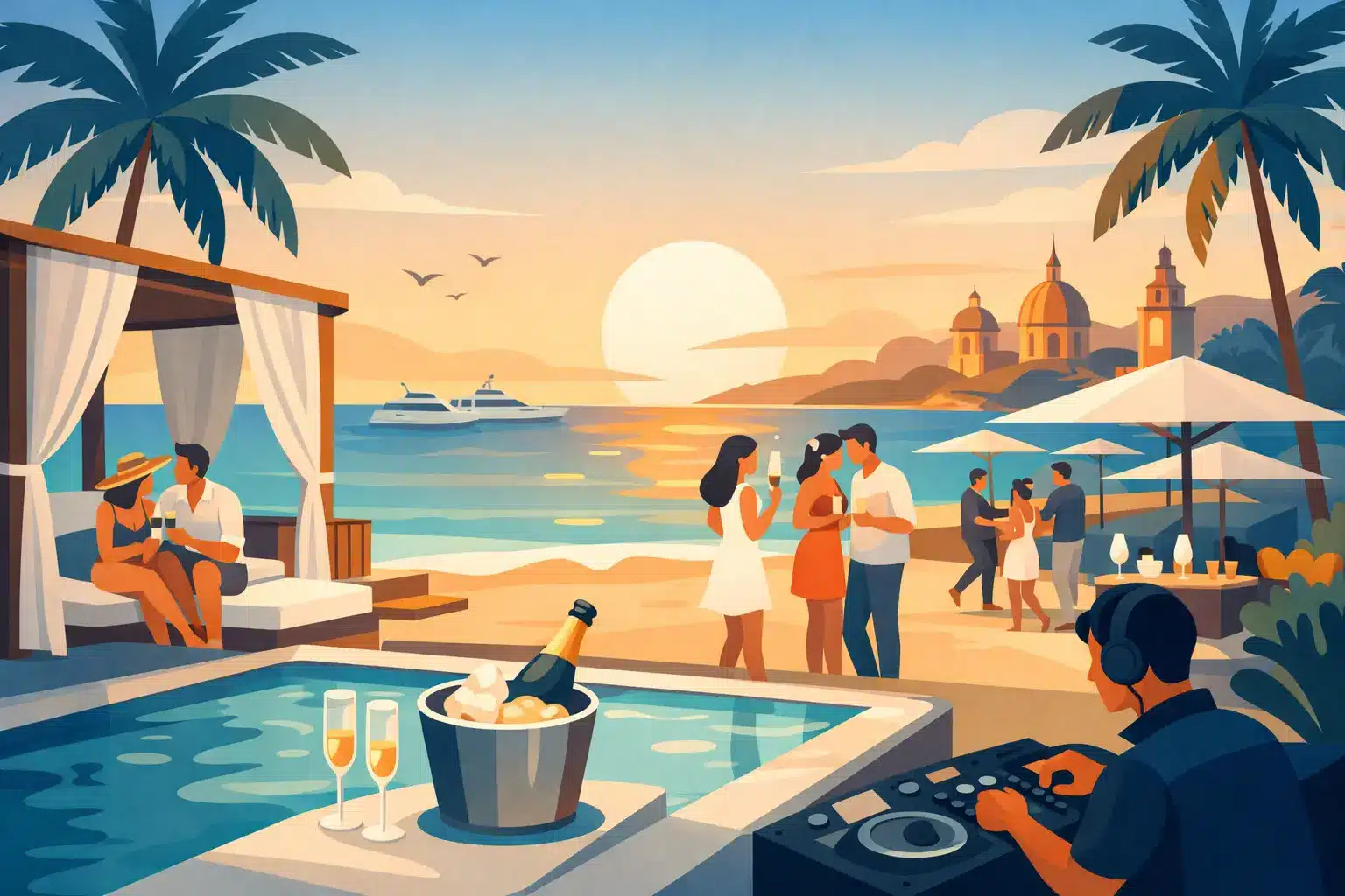 Beach Parties in Cartagena, Done the Luxury Way