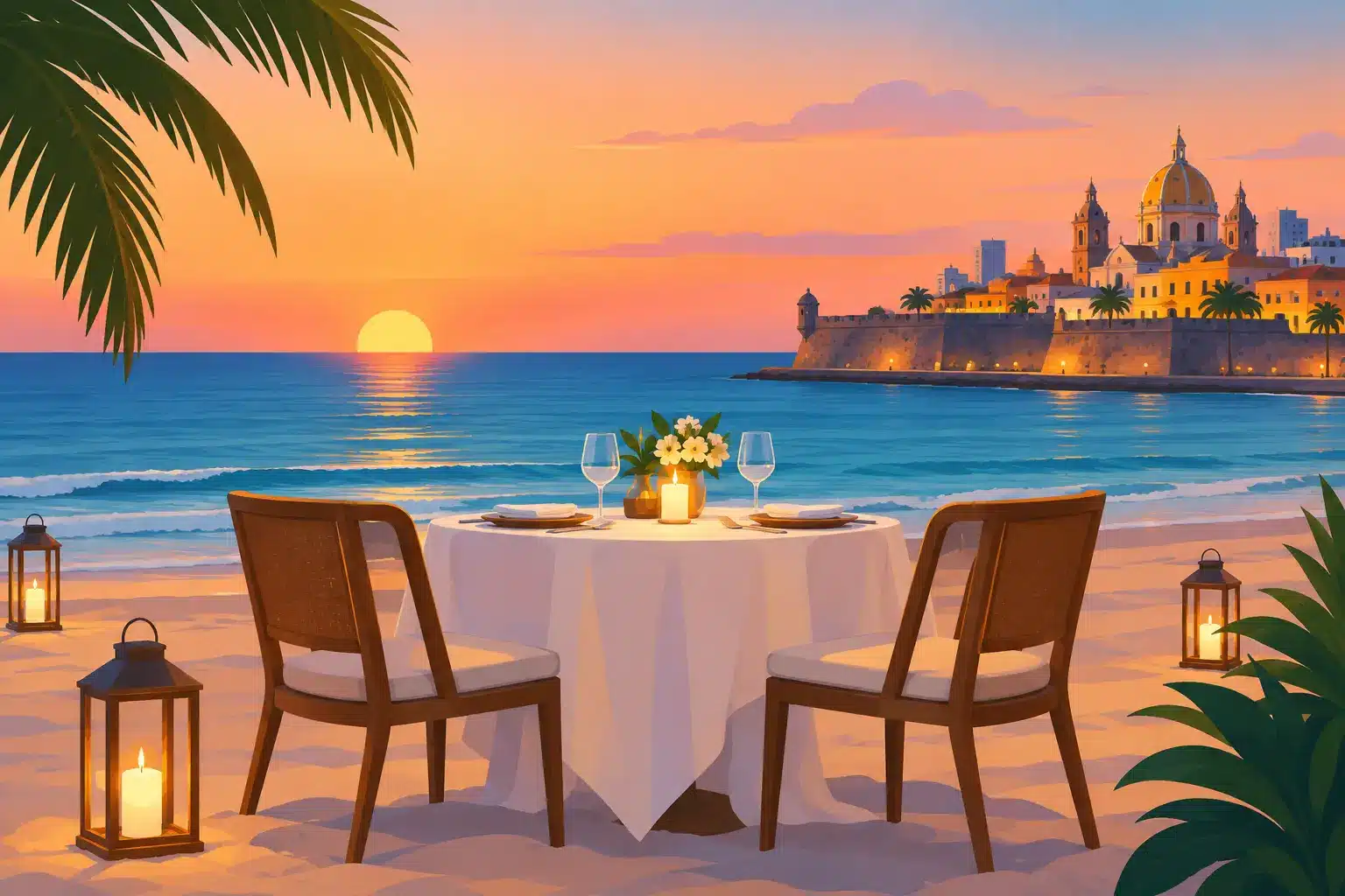 How to Reserve a Beachfront Dinner in Cartagena