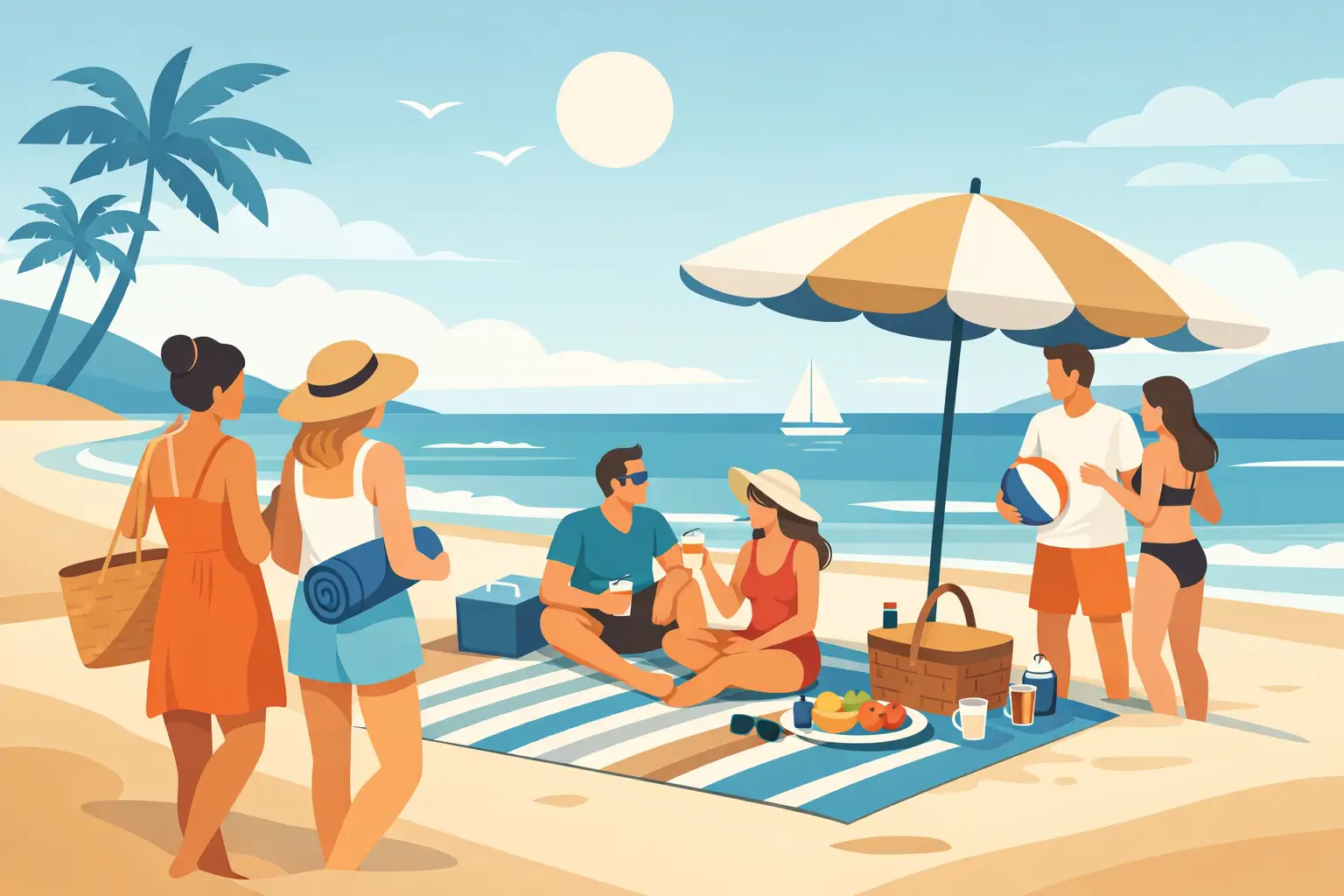 Organize a Friends’ Beach Outing in Style