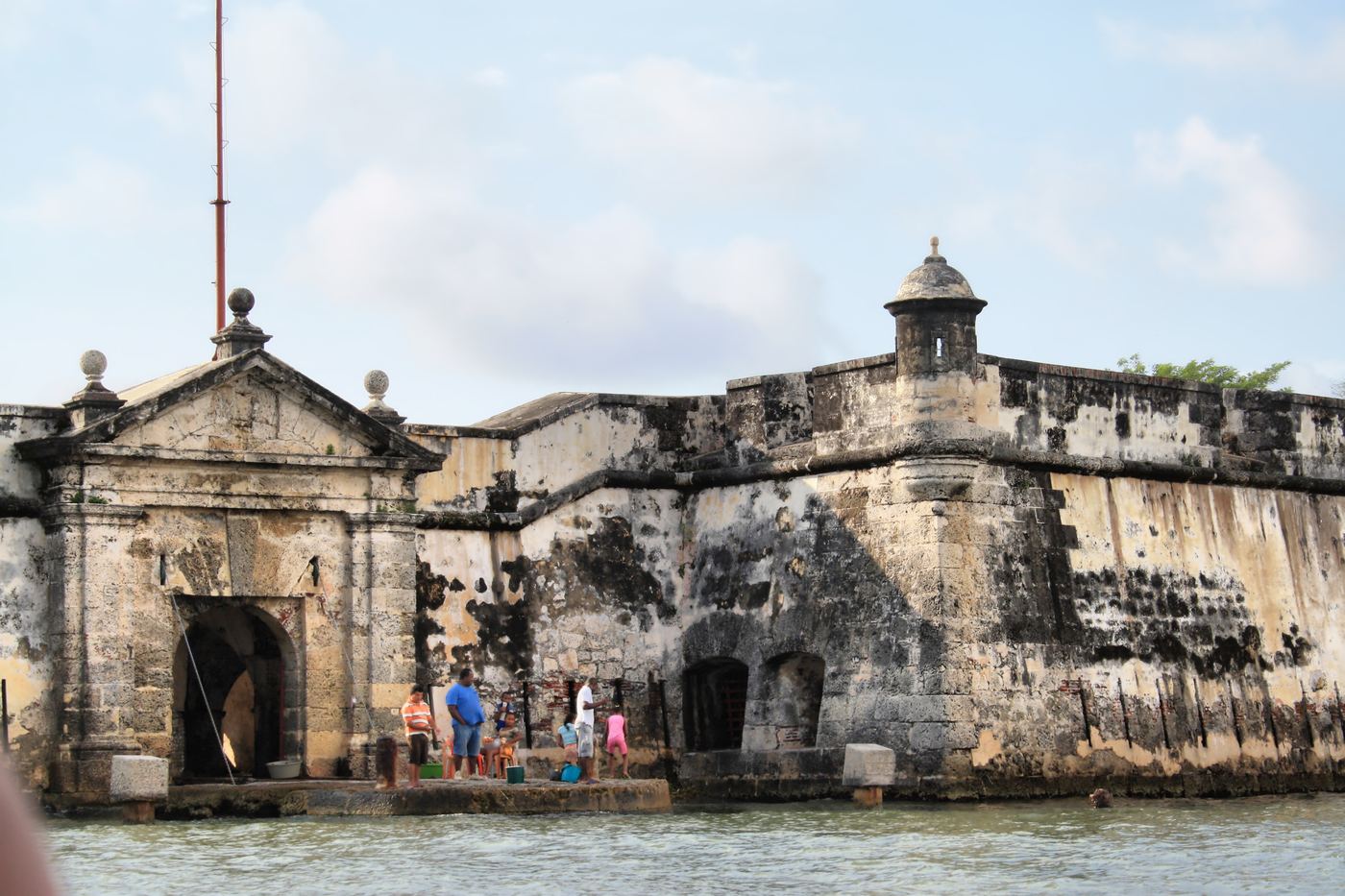 Fuerte de San Fernando de Bocachica, en la isla de Tierra Bomba, Cartagena